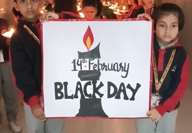 Kids Care International School में ‘ब्लैक डे’ पर भावपूर्ण श्रद्धांजलि सभा का आयोजन