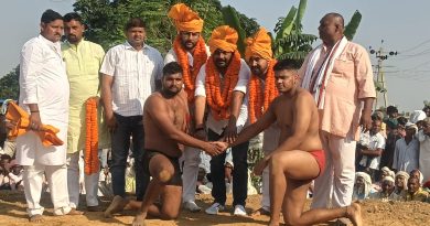 आदेडीह में स्वर्गीय जंगपाल सिंह की स्मृति में भव्य दंगल, 36 जोड़ियों ने दिखाया दमखम